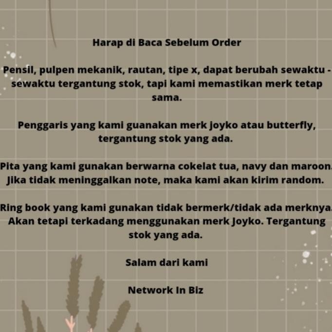 

FUZ-611 Paket Alat Tulis Set Anak Sekolah Souvenir Kantor Paket Atk 2 Original
