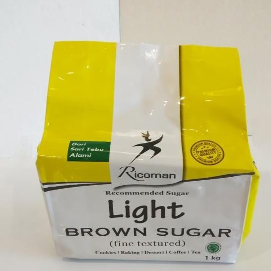 

Ricoman Light Brown Sugar 1Kg