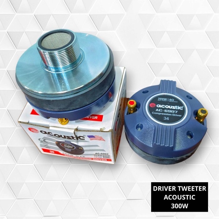 ;&;&;&;&] Driver Tweeter Corong Acoustic PA34 PA 34 (300 Watt) Spol 34.4mm ORI