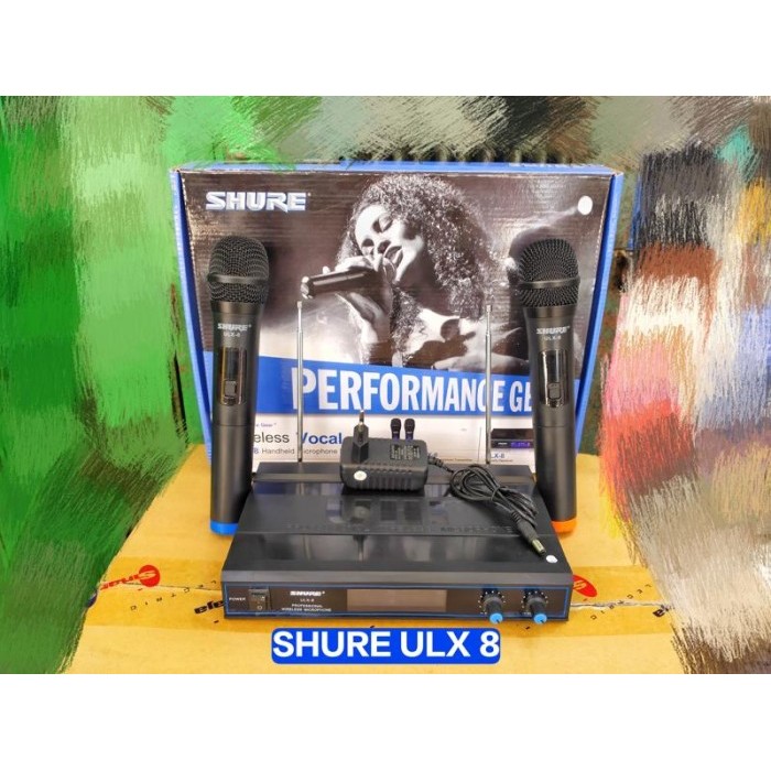 :=:=:=:=] Wireless Mic Shure ULX 8 / Mic Wireless Shure ULX8
