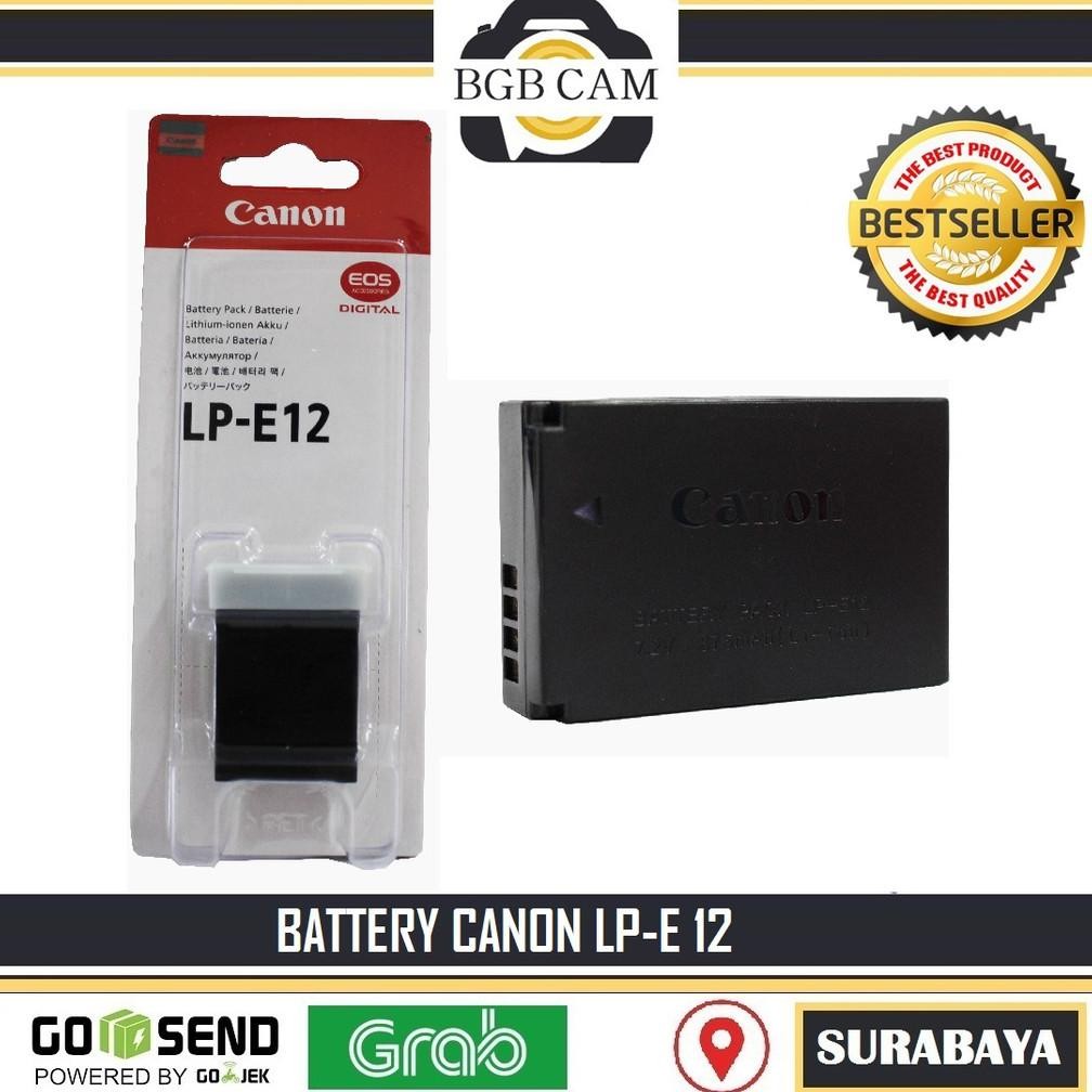 Kekinian Battery Canon Lp-E12 For Eos M1 / M10 / M100 / Baterei / Baterai Lpe12 / Lp E 12 / Lpe 12 B