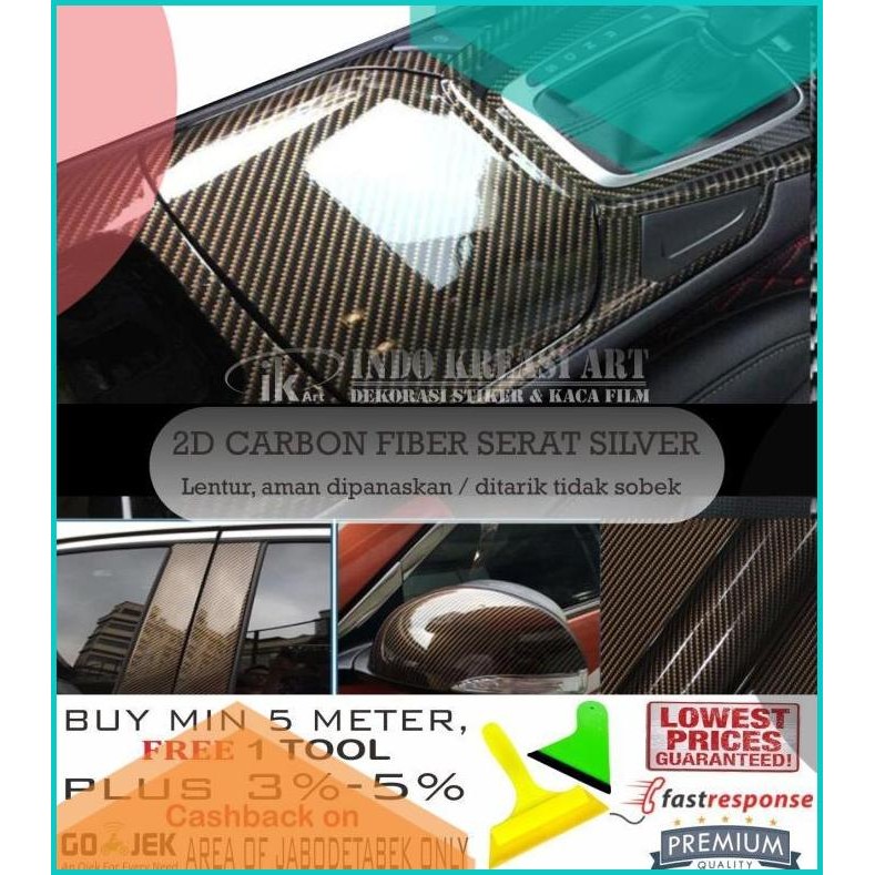 2D CARBON FIBER STICKER MOBIL STIKER KARBON GLOSSY NOT CARBON 3D 5D 6