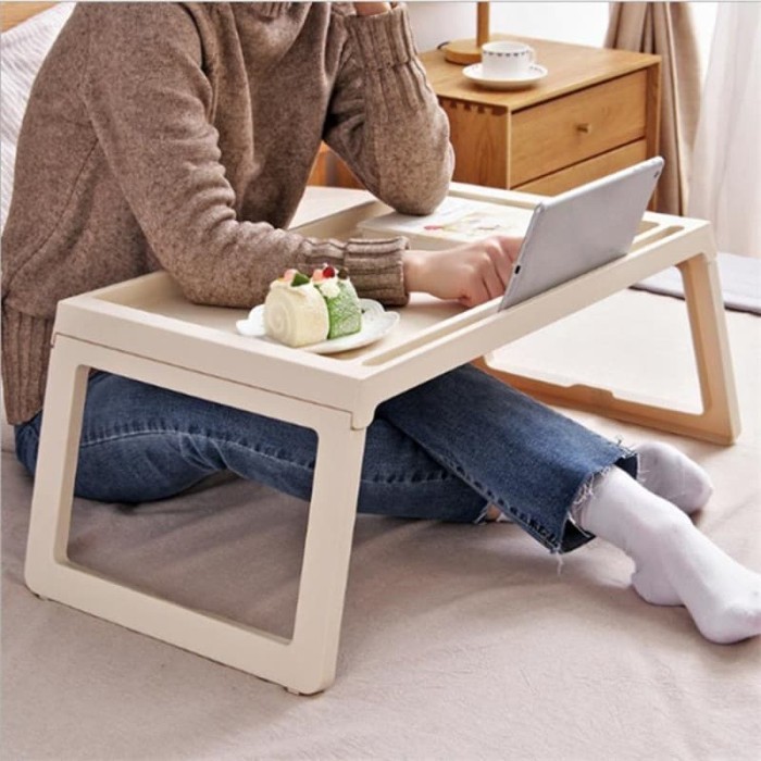 

Terbaru BAKI NAMPAN TRAY MEJA LEPTOP MAKAN LIPAT RANJANG TEMPAT TIDUR PORTABLE Limited