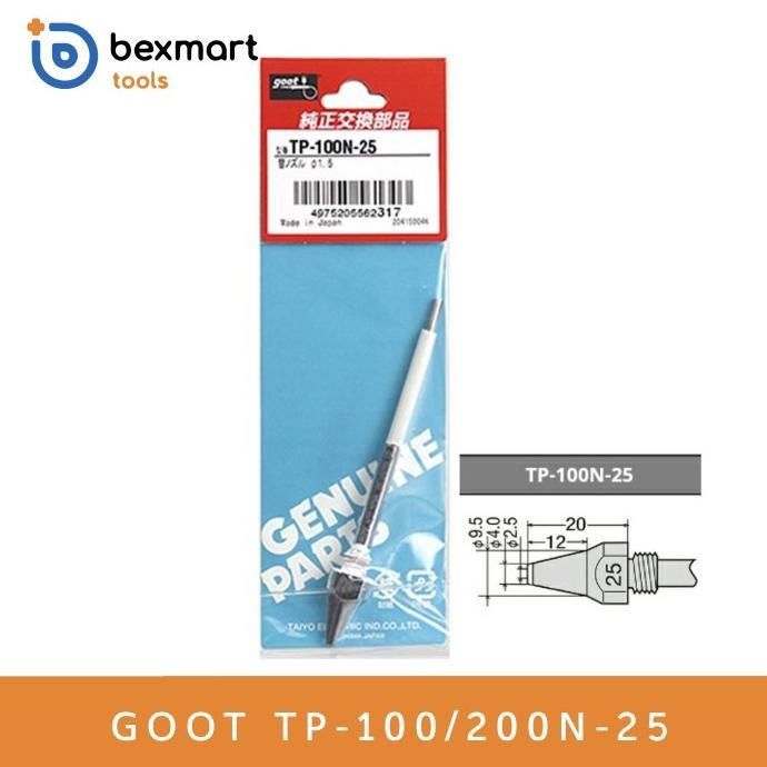 Update GOOT TP-100N/200N-25 TIP GOOT TP100/AS/TP200/AS bex90