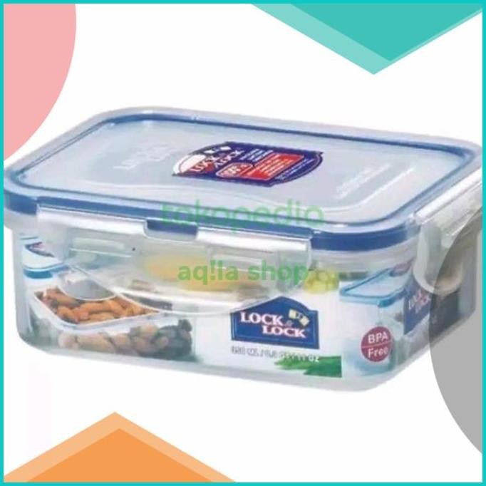 Lock N Lock HPL 806 Rectangular 350 ML Kotak Makan Lunch Box Original