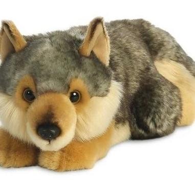 Boneka Hewan Serigala Artic (Artic Wolf) LJA