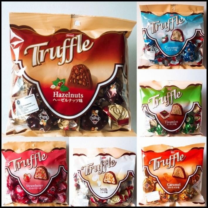 

Elvan Truffle Chocolate 115G Coklat Truffle Turkey Halal