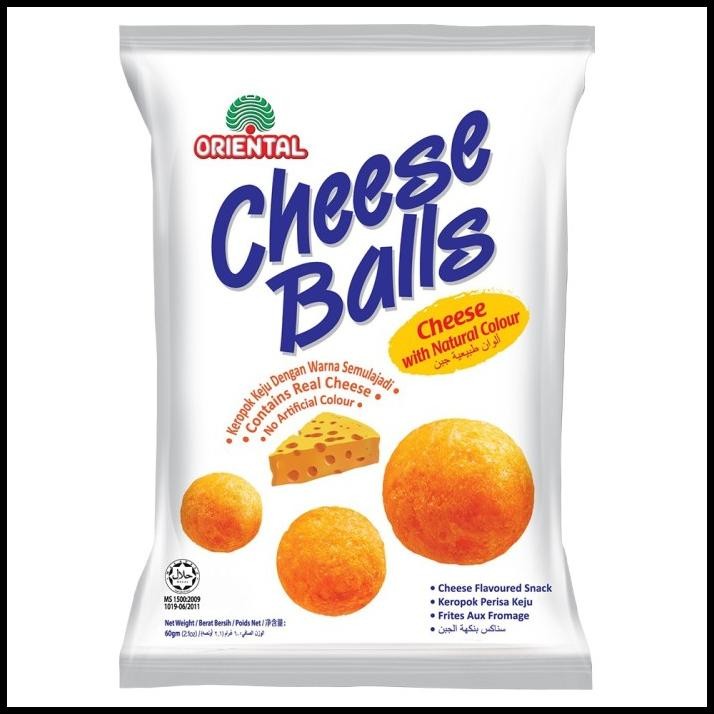 

Oriental Cheese Balls / Snack Import 60Gram