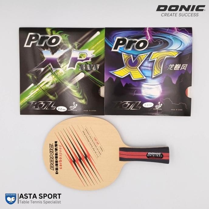DONIC - Paket Original Carbospeed + Rubber KTL Pro set