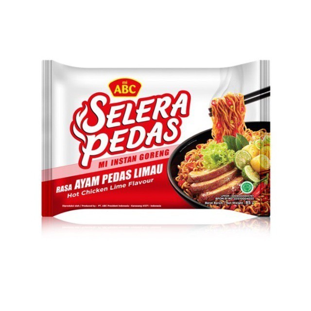 

MI ABC Rasa Ayam Pedas Limau 5pcs x 85gr