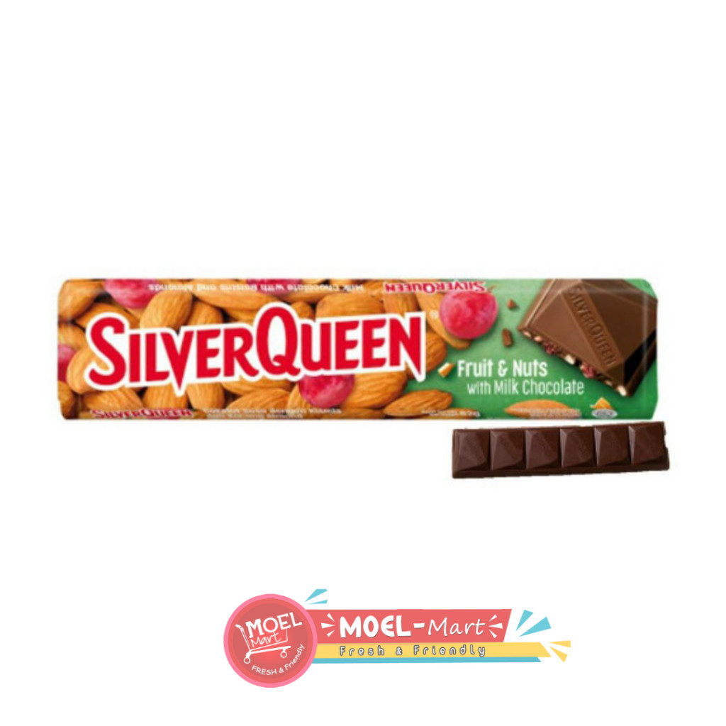 

SILVER QUEEN FRUIT & NUT MILK CHOCO 58GR