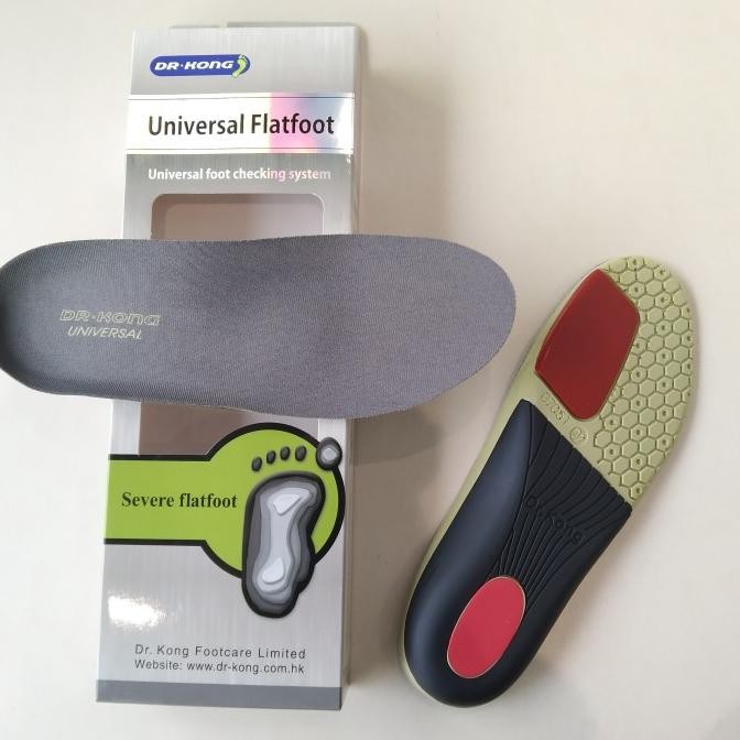 Insole Sepatu DR KONG Universal FlatFoot (Severe FlatFoot) JS