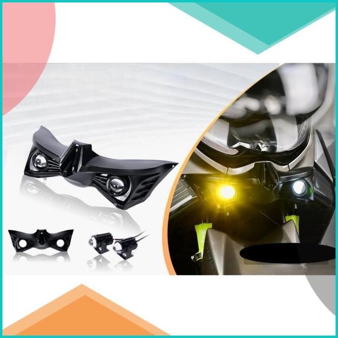 Winglet carbon plus lampu tembak yamaha nmax 155 old / lama 140BZ4 pe