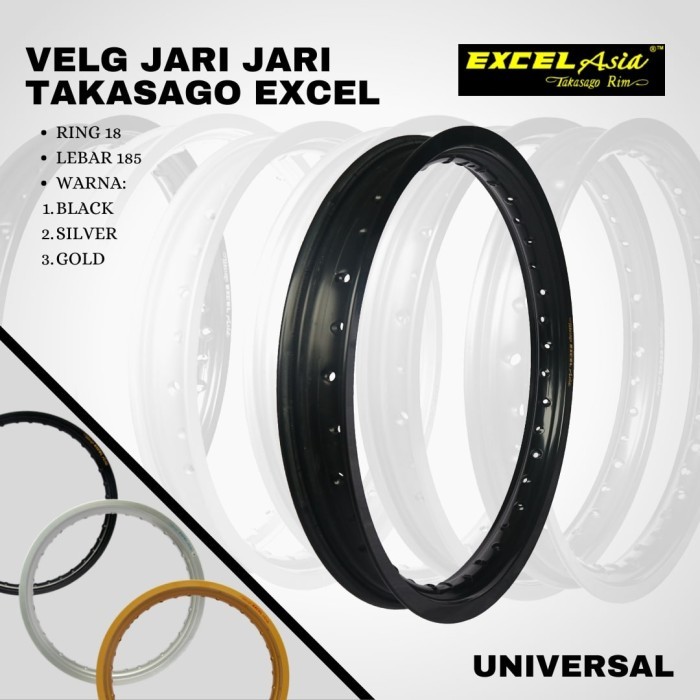 Sale Velg Takasago Excel Asia 185 Ring 18