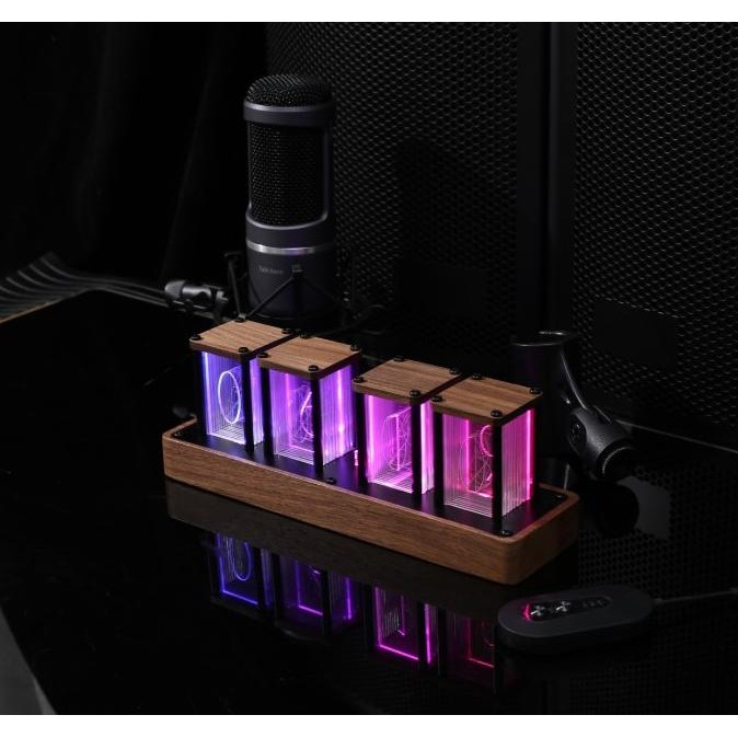 

UPSILON Jam Meja Kerja Modern Nordic Style Digital Retro RGB Digital Glm