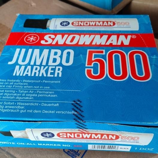 

Spidol Snowman Jumbo Marker 500 Harga 1 Dus Isi 12 Pcs