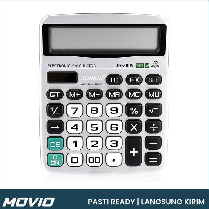 

rd-67 MOVIO Calculator 12 Digit - Kalkulator Kantor / Kalkulator Hitung Toko Original