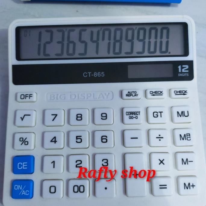 

h-4 kalkulator CT 865 12 digit Murah