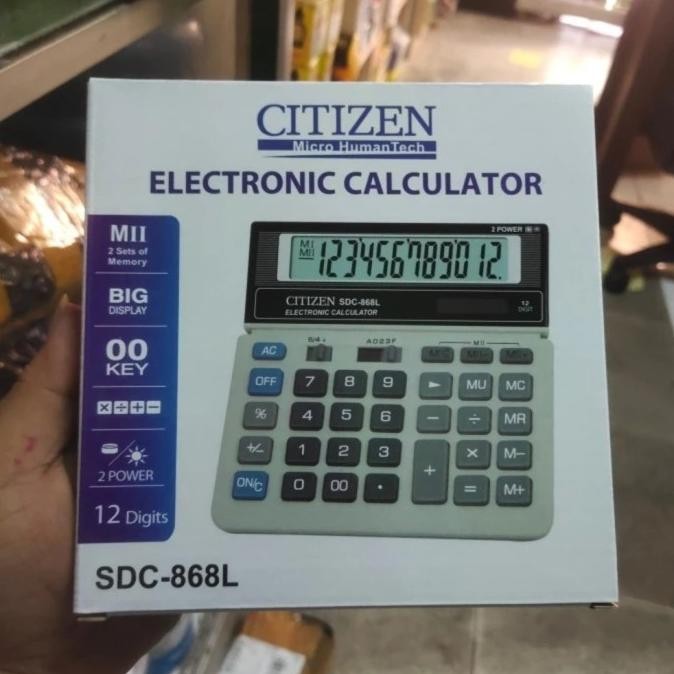

DWL-49 CALCULATOR CITIZEN-868L Berkualitas