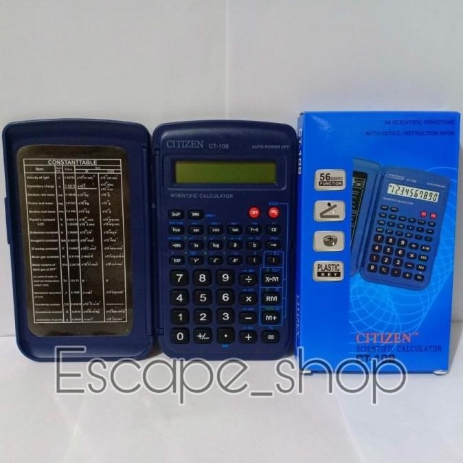 

TT60 KALKULATOR SCIENTIFIC CITIZEN CT 108 - CALCULATOR CITIZEN CT-108 Terlaris
