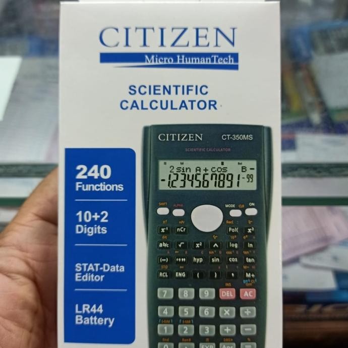 

fb-4 Kalkulator Citizen CT 350MS Scientific / Calculator CT 350MS Original