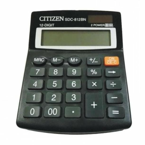 

dfg-88 Termurah! Kalkulator Dagang Citizen SDC-812BN 12 Digit 2 Power Check A Original