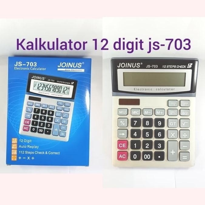 

fth-56 KALKULATOR 12 DIGIT JOINUS JS-703 Premium