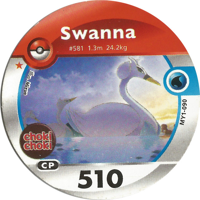 Kartu Pokemon Medalion Choki Choki Swanna