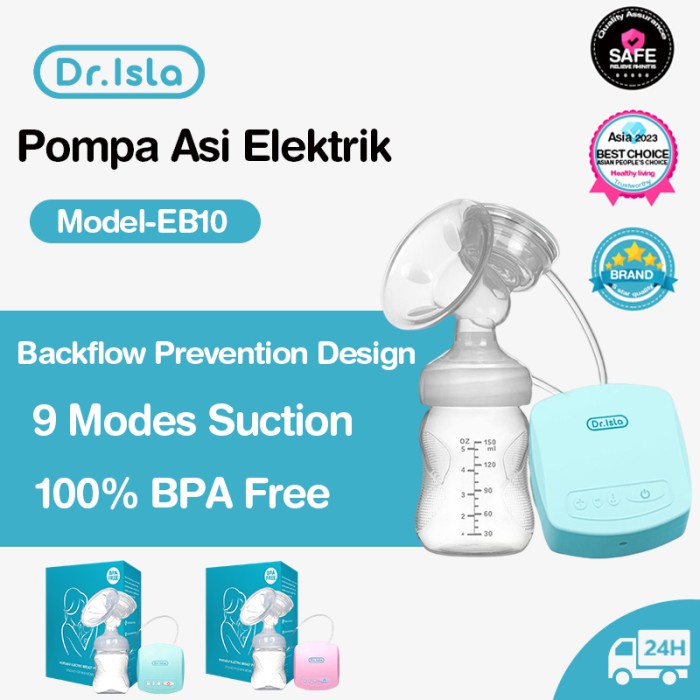 Dr.isla Breast Pump Electric Breast Pump Bayi Baru Lahir Breast Pump