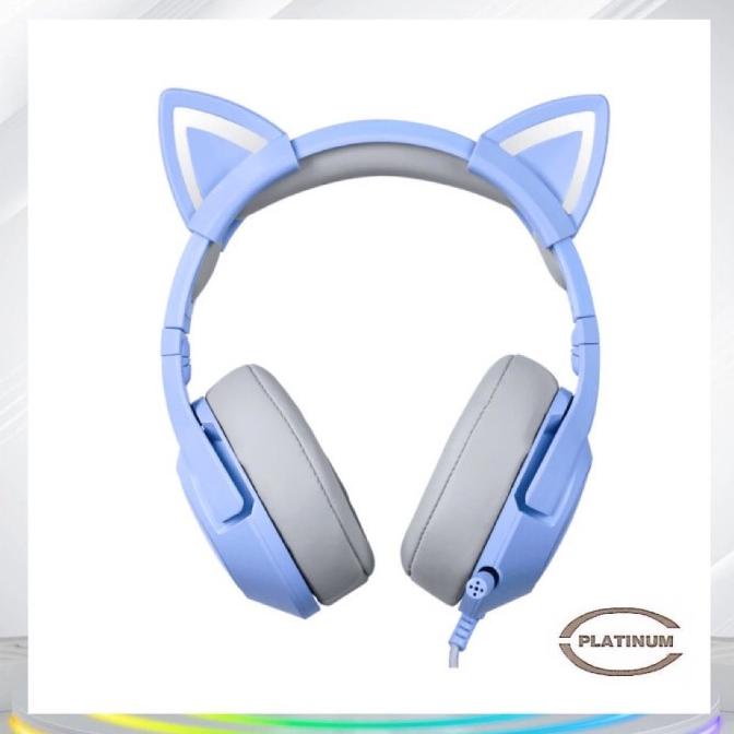 Onikuma Headset Gaming K9 Blue Cat Ear Sagegreenoutlet