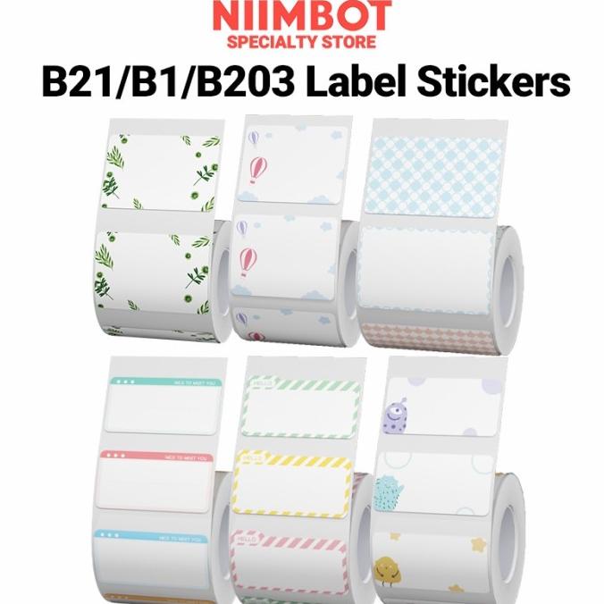 

NIIMBOT B21 B203/B3S Kertas Label Termal Kertas Label Makanan sticker