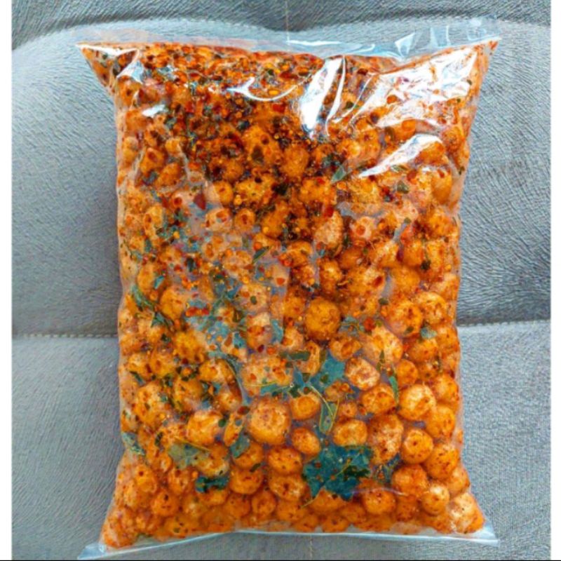

cimol mini kering ekstra pedas aroma daun jeruk berat 500gr