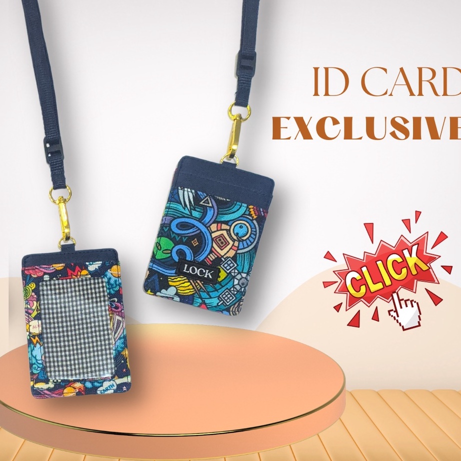 

✴Model Baru Gantungan ID Card Kantor Kasual Kalung Name Tag Holder Lanyard Anti Air Pria Wanita LS6 K60