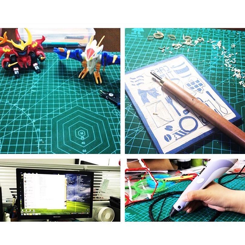 

Belanja Kmall A3/A4 Pvc Cutting Mat Double-Sided Cutting Pad Board Diy Tool Cutting Board-Papan Alas Potong Kertas Ftp