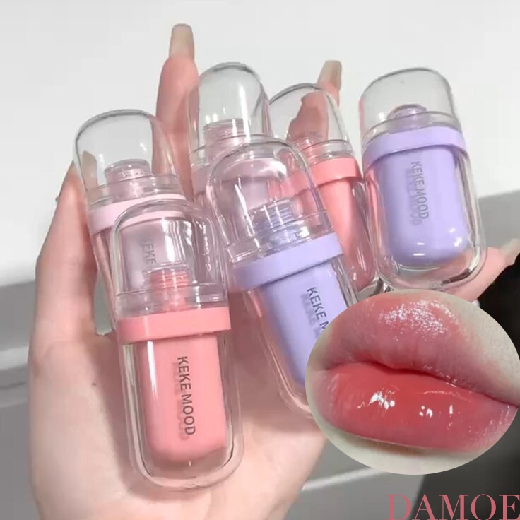 Terupdate [COD] KEKEMOOD Jelly Lip Glaze / Keke Mood Jely Jel Fit Tint Lip tint Lip Gloss Terkini