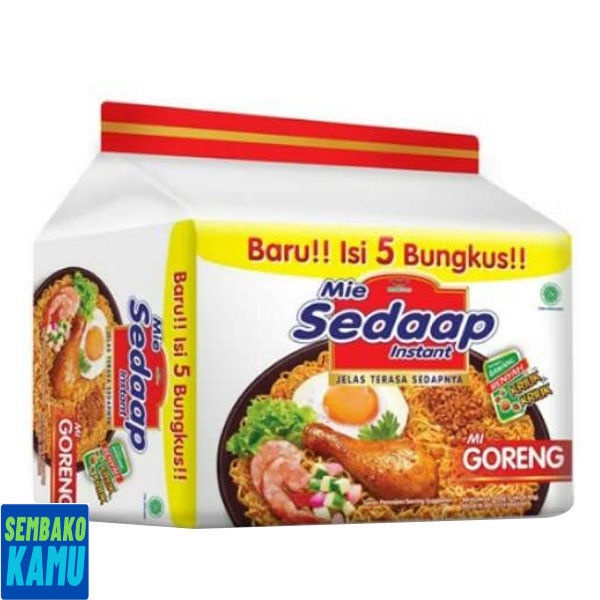 

Sedaap Mie Goreng Isi 5 Bungkus x 90 gr