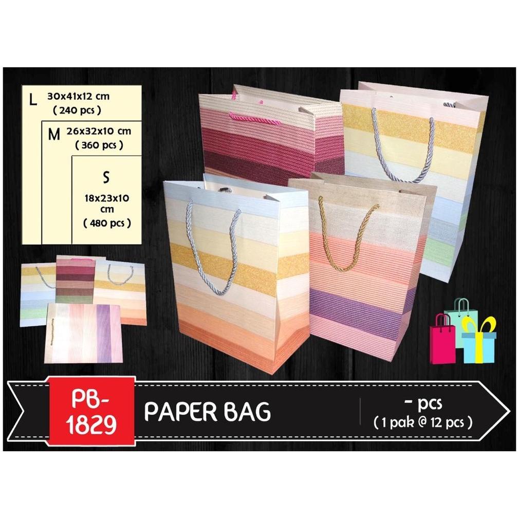 

Termurah Paperbag Tas Kertas Medium / Paperbag Murah Kecil / Tas Souvenir Kado Motif Rustik M
