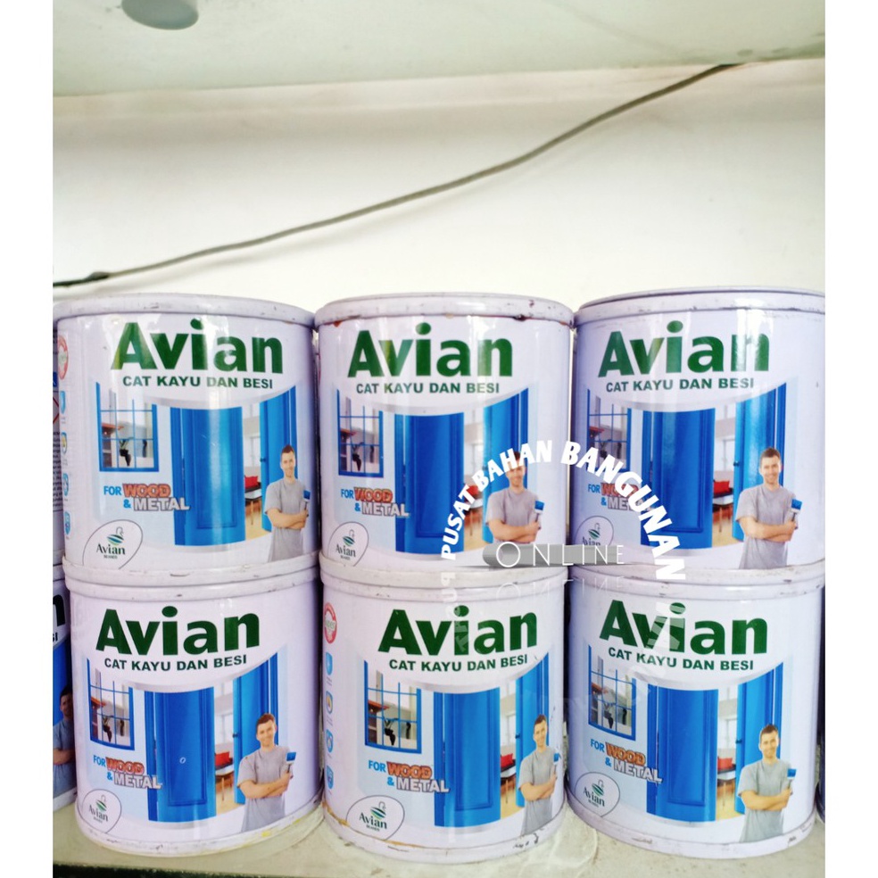 

Kualitas Oke Cat Besi Avian 200cc/Cat Kayu/ Cat Minyak/ Cat Avian High Gloss enamel 84
