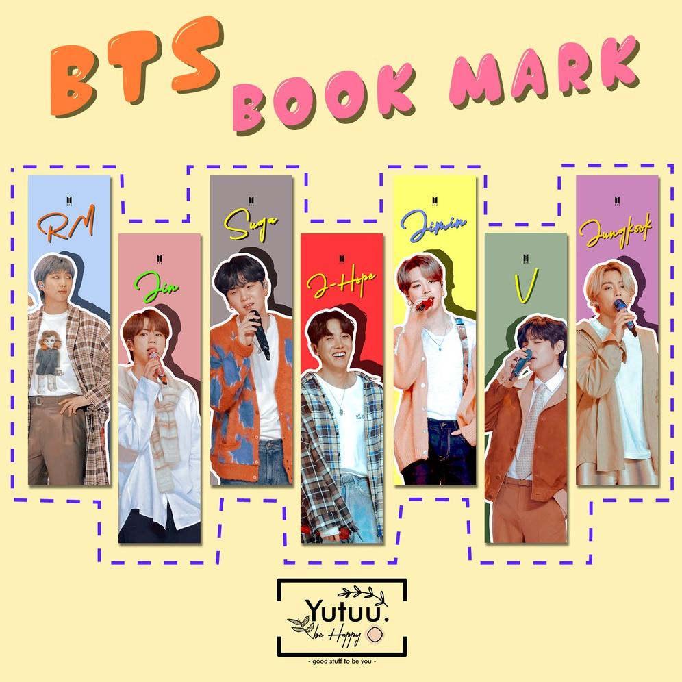 

Trending Bookmark Bangtan/ Pembatas Buku Unofficial