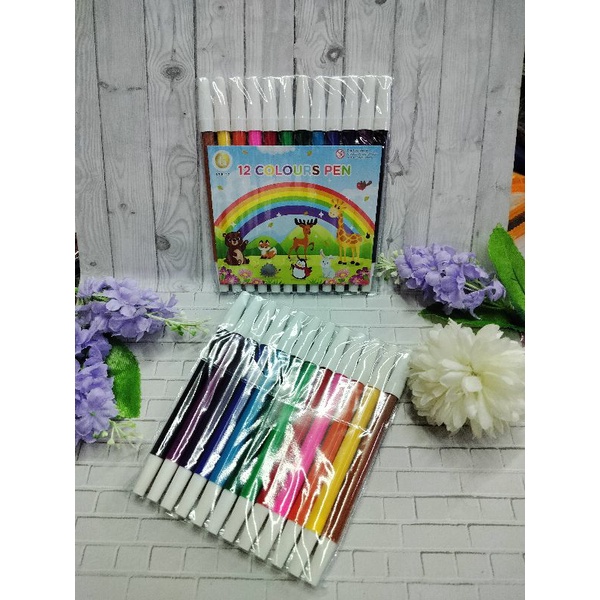 

Spidol warna 12COLOURS PEN