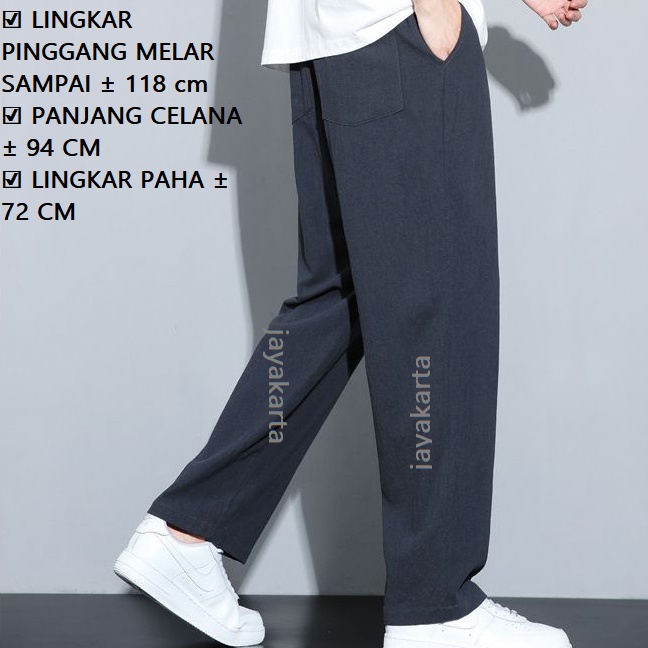 Cuci_Gudang Celana Panjang Pria Dewasa Celana Cargo Pria Murah Panjang Bahan Katun Japan Drill Celan