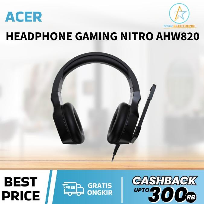 Headset Headphone Gaming Acer Nitro Ahw820 Audio Gamers Original  Jalikastoreshop