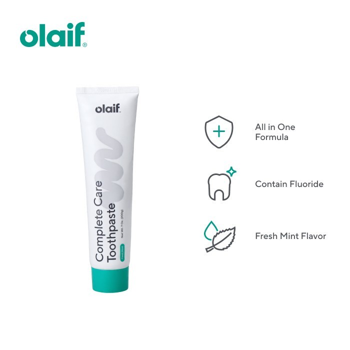 Olaif Complete Care Toothpaste 200g / Pro Clean Toothbrush