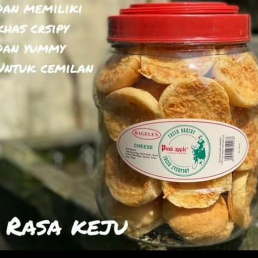 

Kue Kering Bagelan Keju Pink Apple