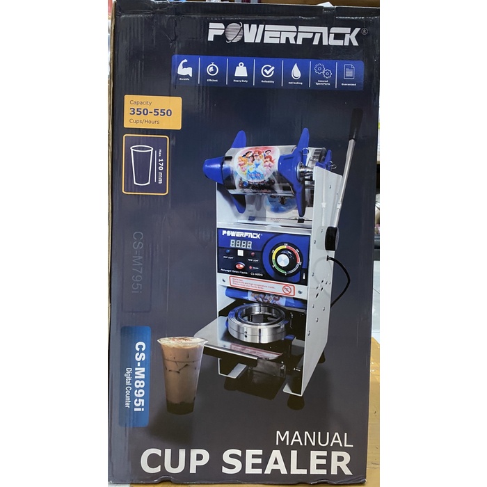 MESIN CUP SEALER POWERPACK / MESIN PRES GELAS POWERPACK CSM 795 i