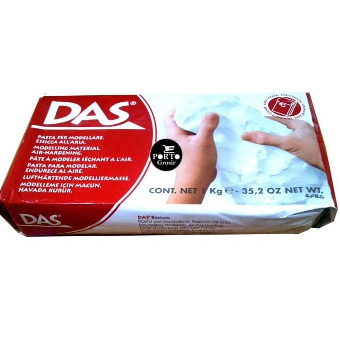 Silahkan Order] DAS Clay Putih 1 kg Paper Clay 1kg