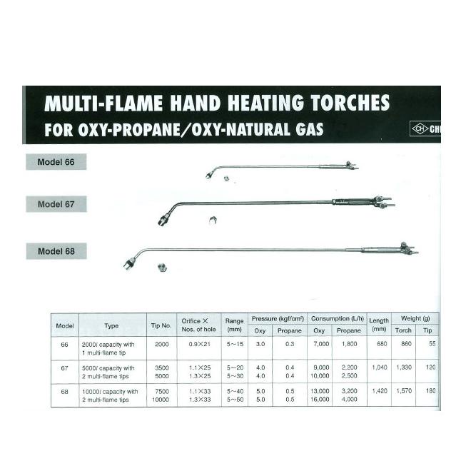 Chiyoda Heating Torch Lpg L 1420Mm M68