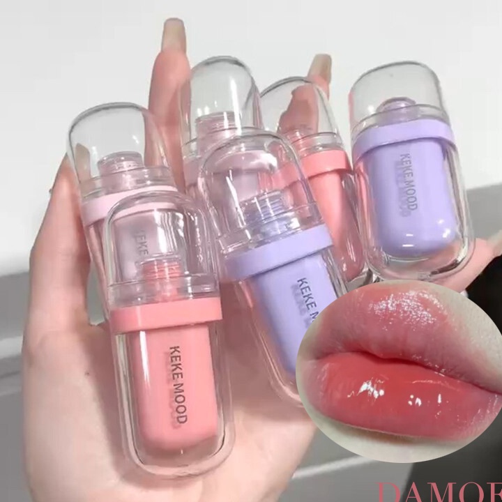 ☍✭✽ [COD] KEKEMOOD Jelly Lip Glaze / Keke Mood Jely Jel Fit Tint Lip tint Lip Gloss Best Seller