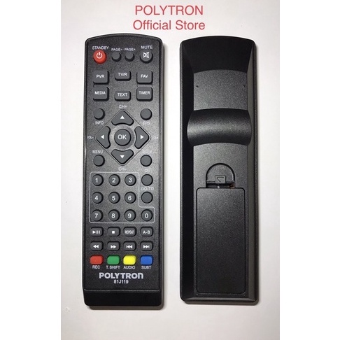 Miliki.. Remot STB Remote Set Top Box Polytron PDV600T2 PDV610T2 PDV620T2 PDV700T2 Original 100% SCF