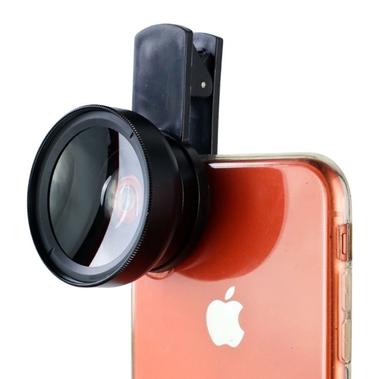 Produk Ekslusif9q4Pe APEXEL Lensa Super Wide Angle Lens 0.45X + Macro Smartphone - APL-0.45WM